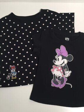 Uniqlo Girls Disney Minnie Mouse Tshirts Size 3